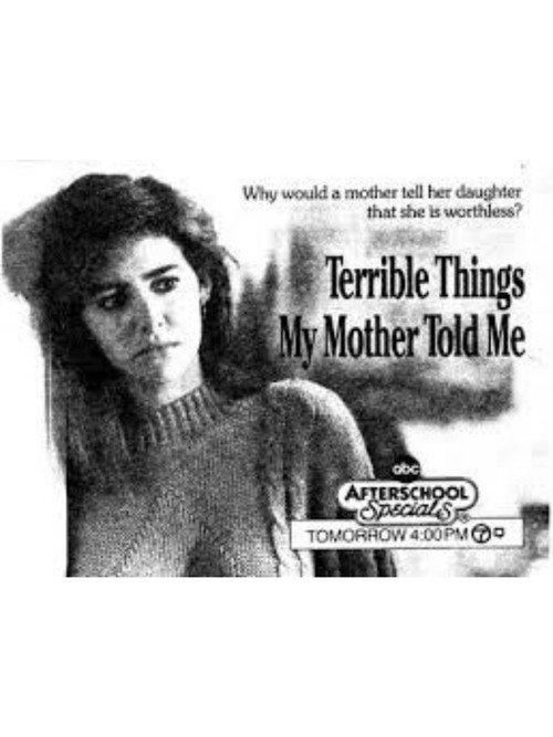 Terrible Things My Mother Told Me 1988 official movie poster