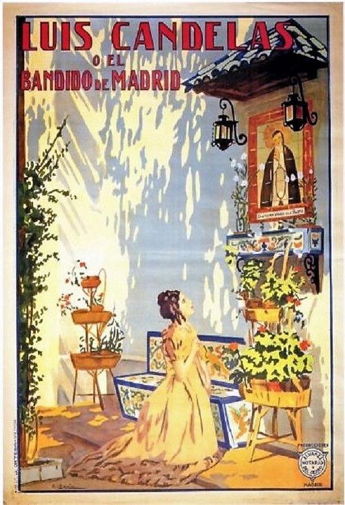 Luis Candelas or The Bandit of Madrid 1926 official movie poster