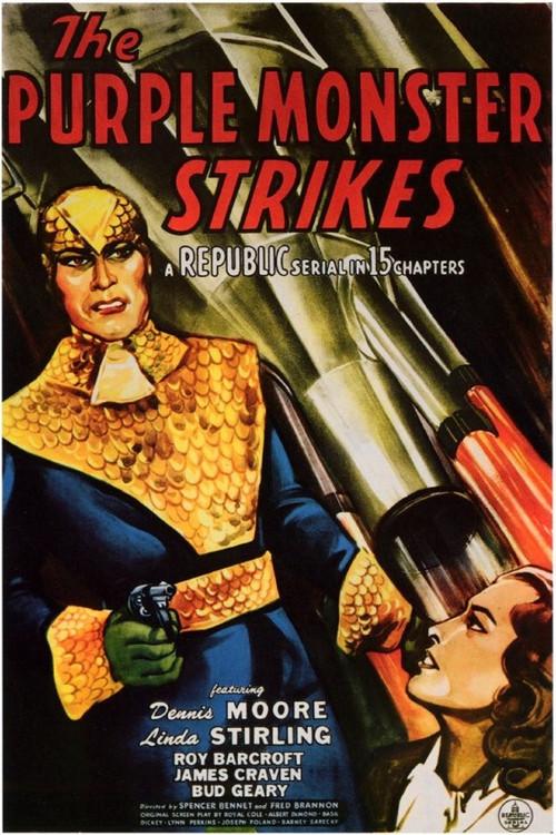 The Purple Monster Strikes 1945 official movie poster