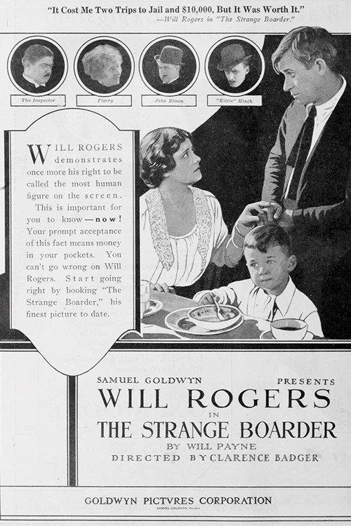 The Strange Boarder 1920 official movie poster