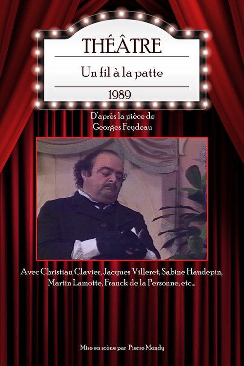 Un fil à la patte 1989 official movie poster