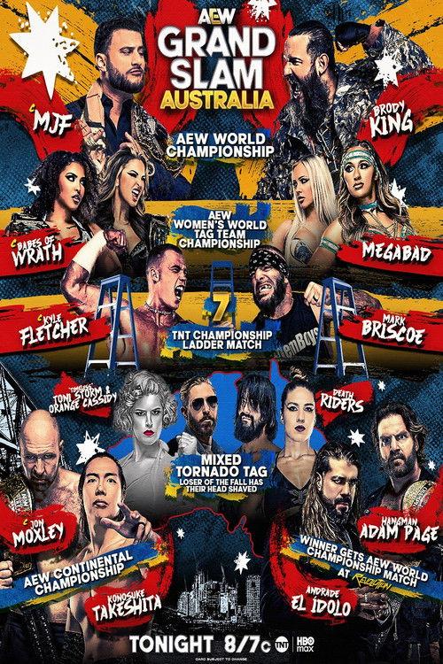 AEW Grand Slam Australia 2026 2026 official movie poster