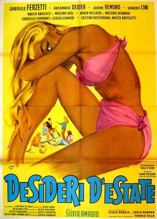 Desideri d'estate 1964 official movie poster