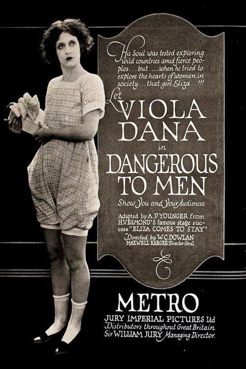 Dangerous to Men 1920 official movie poster