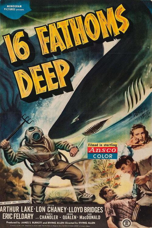 16 Fathoms Deep 1948 official movie poster