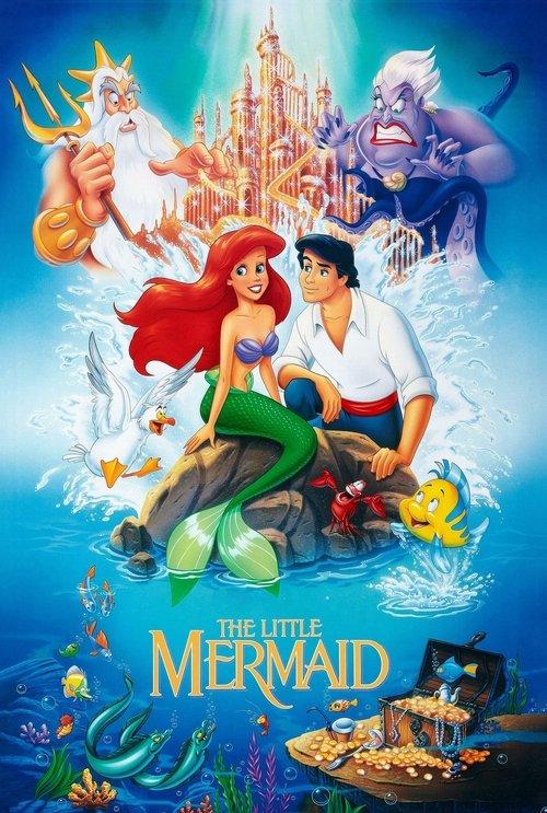 The Little Mermaid 1989 official movie poster
