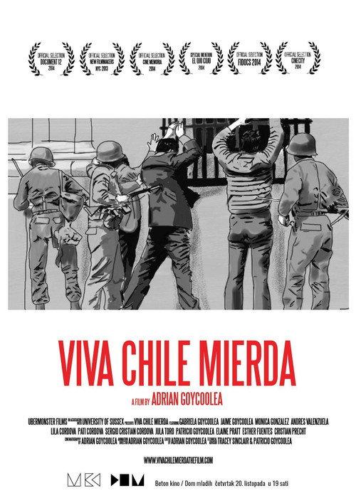 ¡Viva Chile mierda! 2013 official movie poster