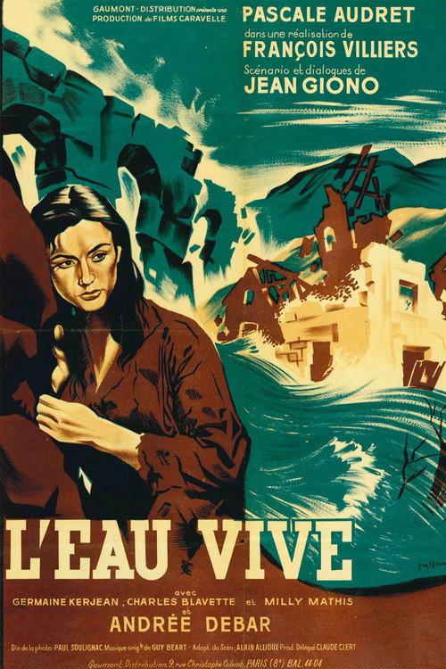 Girl and the River 1958 official movie poster
