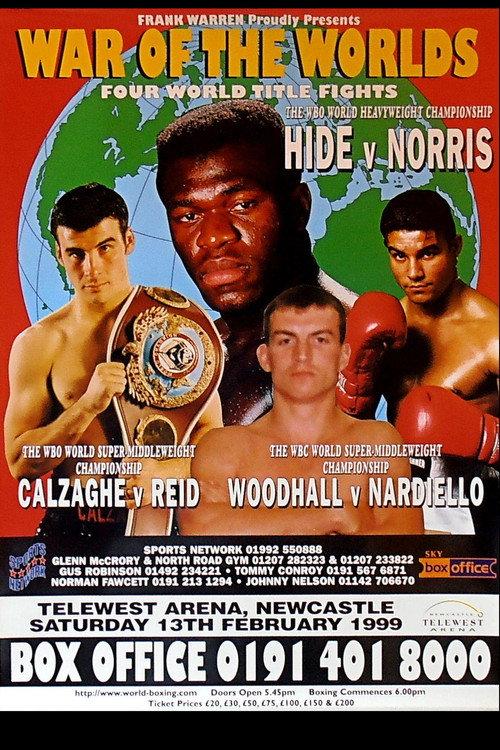 Joe Calzaghe vs. Robin Reid 1999 official movie poster