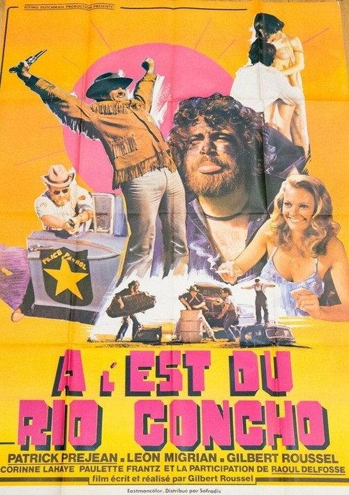 À l'est du Rio Concho 1978 official movie poster