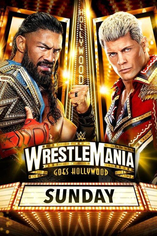 WrestleMania 39 Sunday 2023 official movie poster