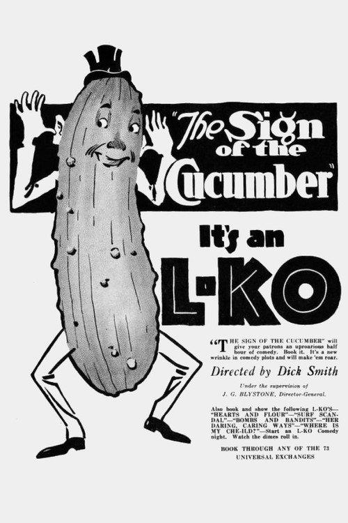 The Sign of the Cucumber 1917 official movie poster