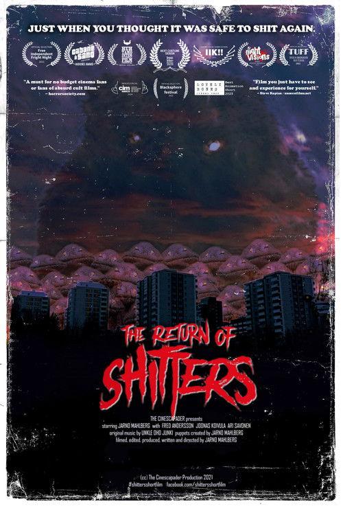 The Return of Shitters 2021 official movie poster