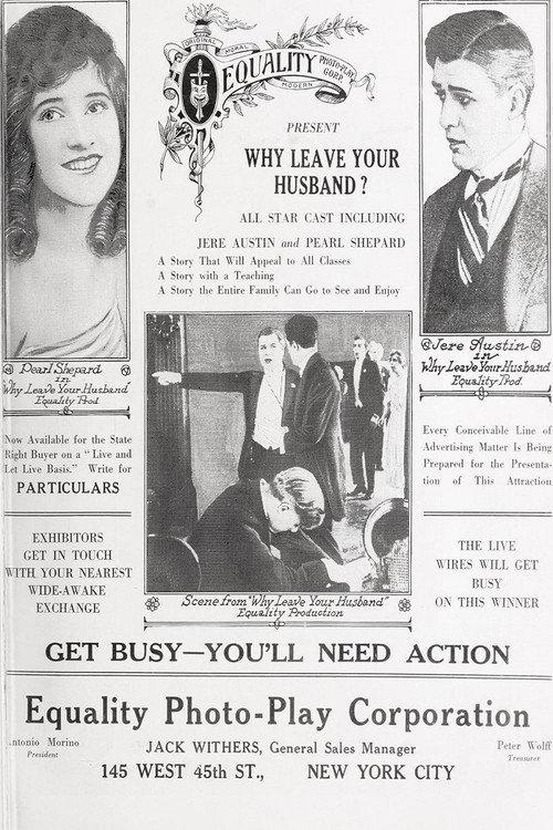Why Leave Your Husband? 1920 official movie poster