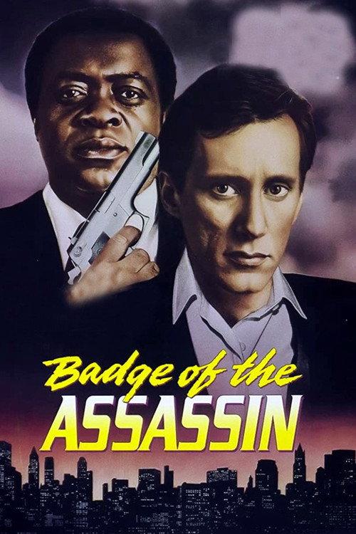 Badge of the Assassin 1985 official movie poster