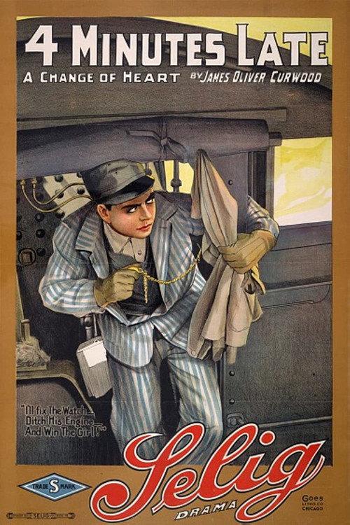 Four Minutes Late 1914 official movie poster