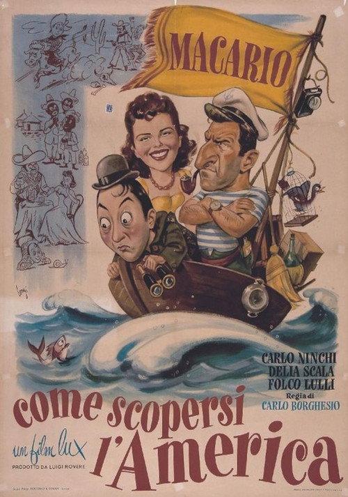 Come scopersi l'America 1949 official movie poster