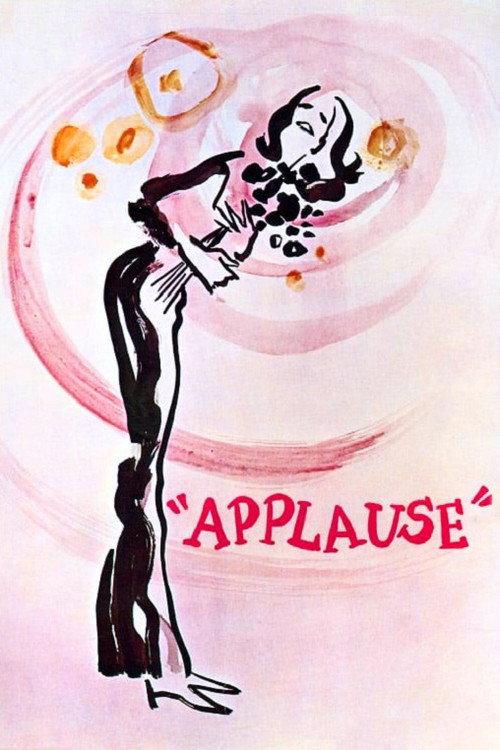 Applause 1973 official movie poster