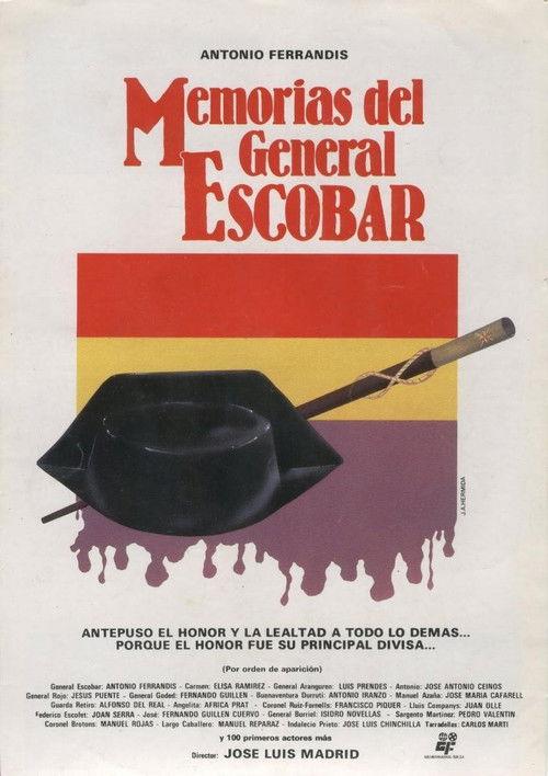 Memorias del general Escobar 1984 official movie poster