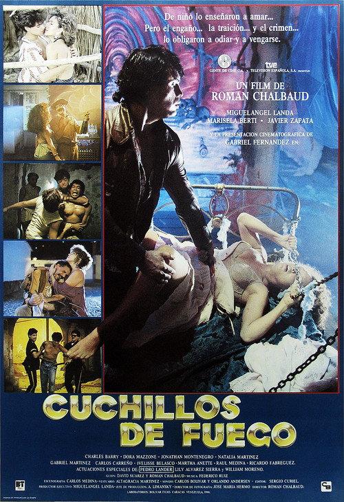 Cuchillos de fuego 1990 official movie poster