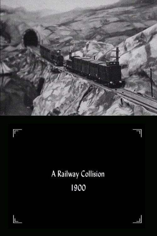 A Railway Collision 1900 official movie poster