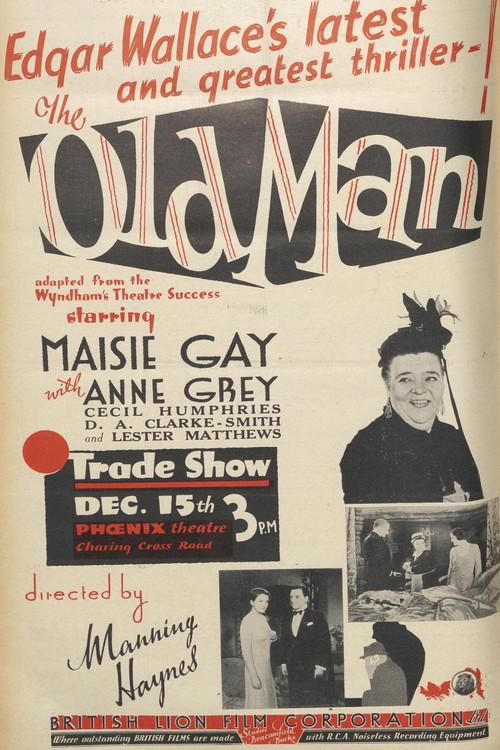 The Old Man 1931 official movie poster