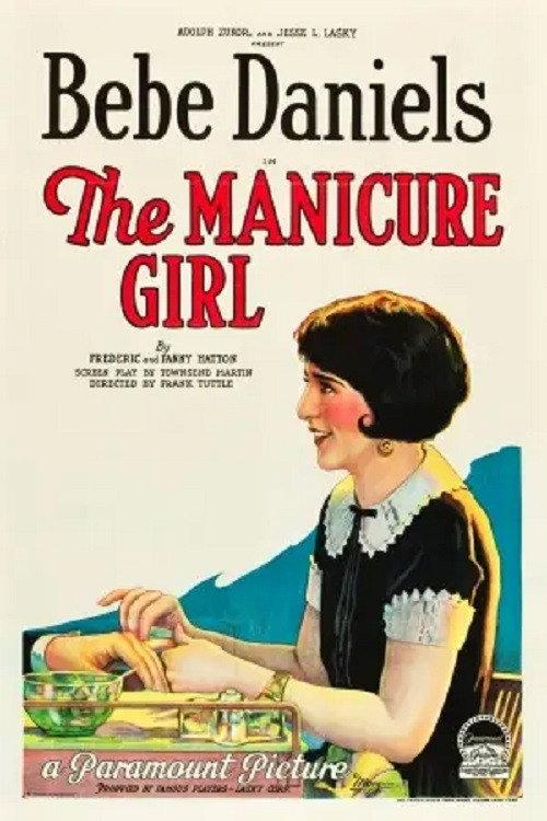 The Manicure Girl 1925 official movie poster