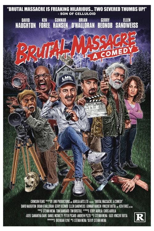 Brutal Massacre: A Comedy 2008 official movie poster