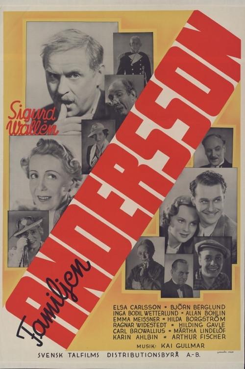 Familjen Andersson 1937 official movie poster