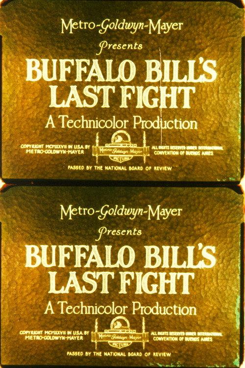 Buffalo Bill's Last Fight 1927 official movie poster