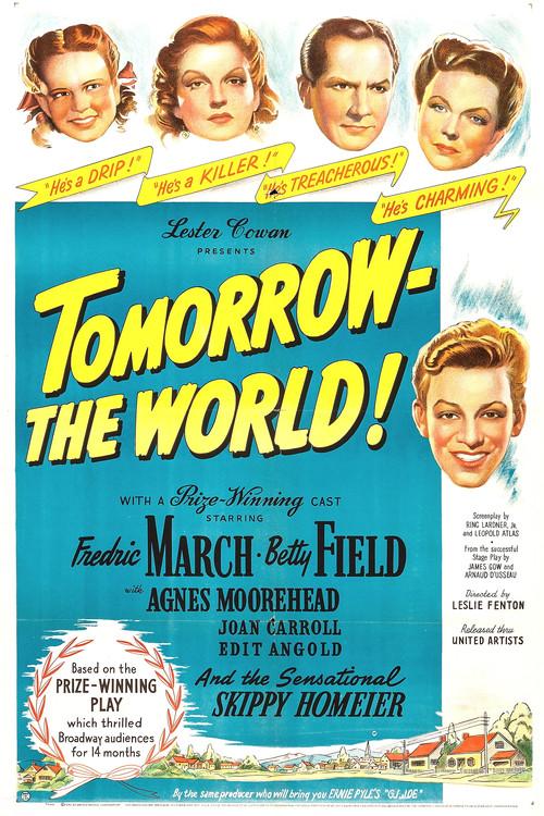 Tomorrow, the World! 1944 official movie poster