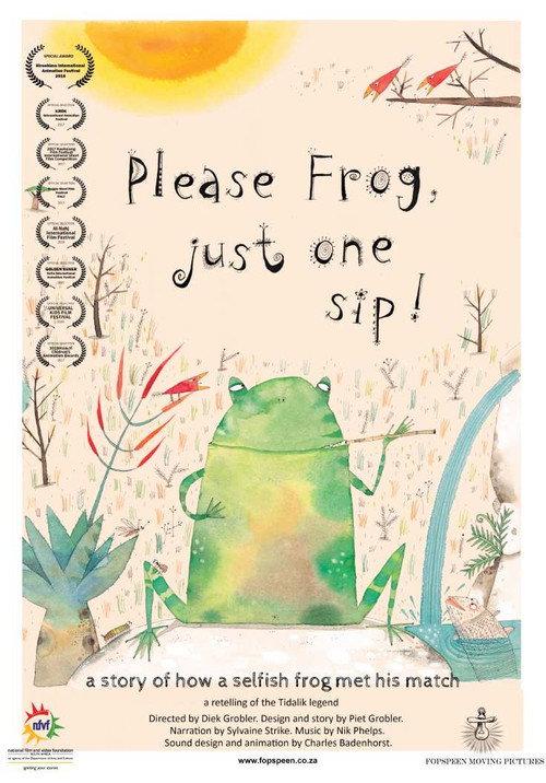 Please frog, just one sip! 2017 official movie poster