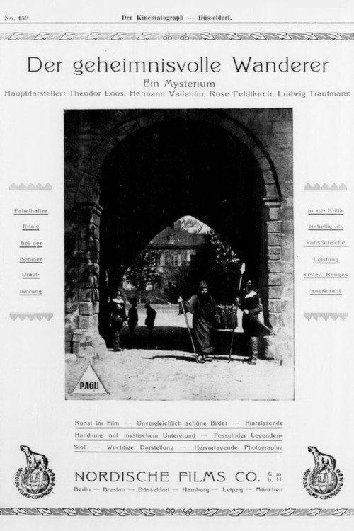 Der geheimnisvolle Wanderer 1915 official movie poster