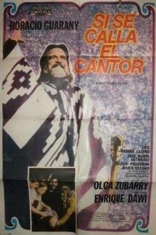 Si se calla el cantor 1973 official movie poster