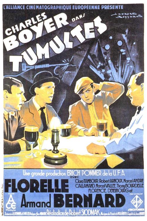 Tumultes 1932 official movie poster