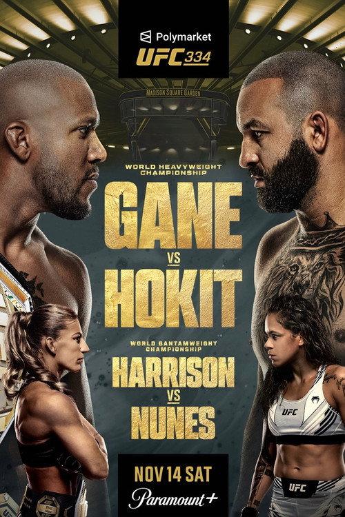 UFC 334: Gane vs. Hokit 2026 official movie poster
