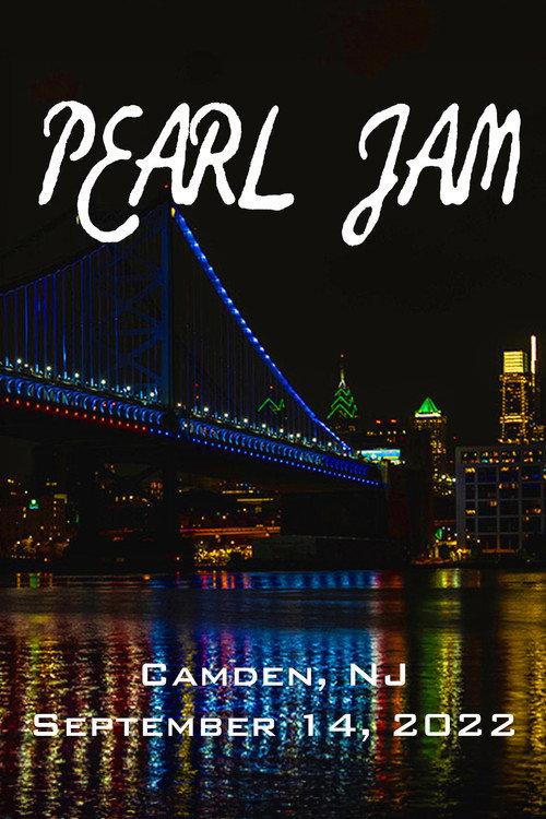 Pearl Jam: Camden, NJ 2022 2022 official movie poster