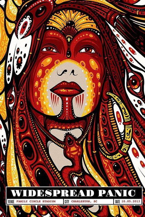 Widespread Panic: Live at Family Circle Stadium Charleston 2013 official movie poster