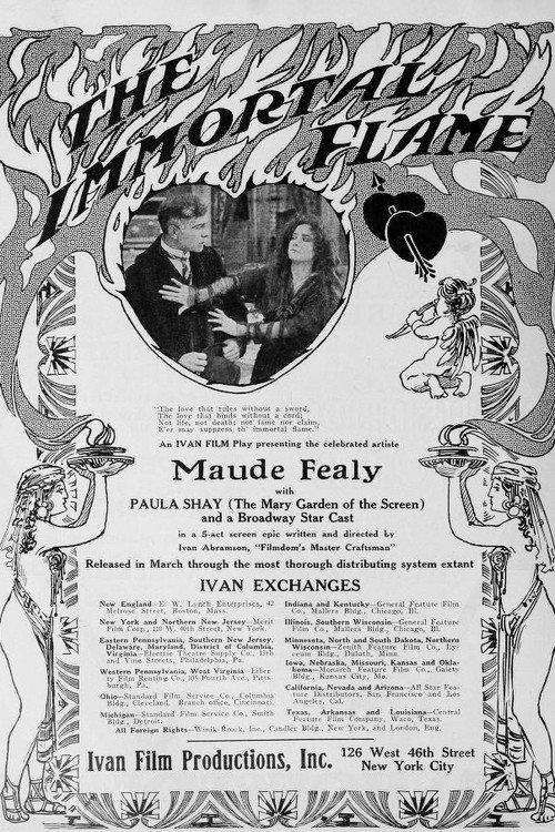 The Immortal Flame 1916 official movie poster