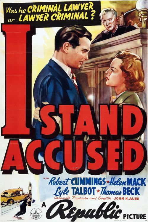 I Stand Accused 1938 official movie poster