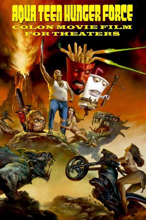Aqua Teen Hunger Force Colon Movie Film for Theaters 2007 official movie poster