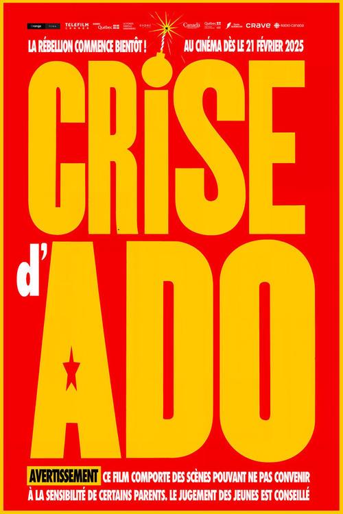 Crise d'ado 2025 official movie poster