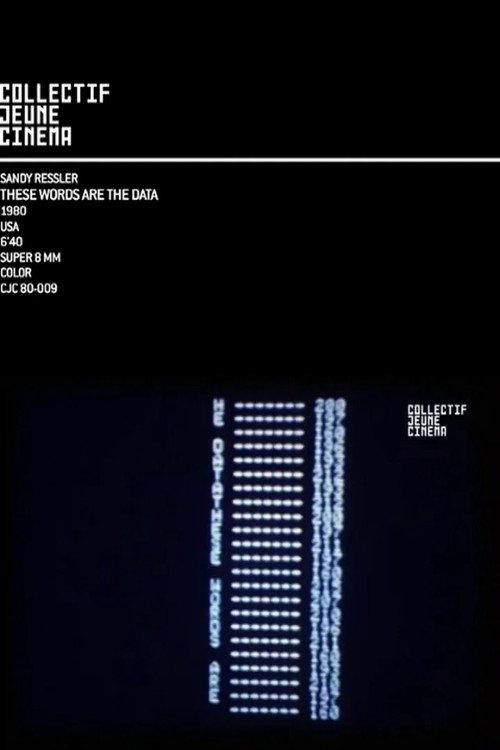 These Words are the Data 1980 official movie poster