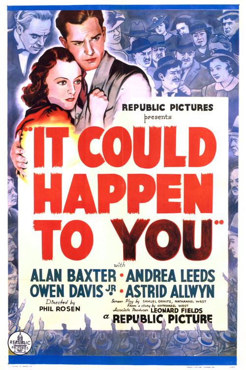 It Could Happen to You 1937 official movie poster