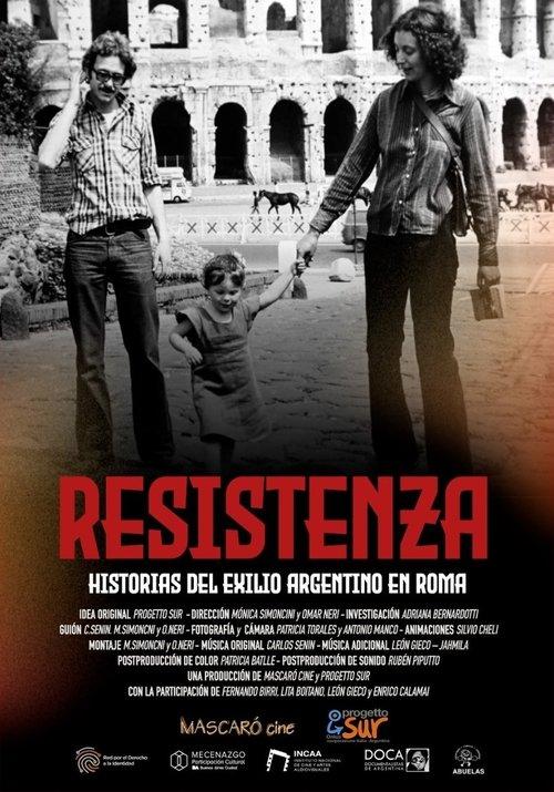 Resistenza: Historias del exilio argentino en Roma 2024 official movie poster
