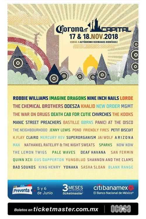 MGMT live at Corona Capital 2018 official movie poster