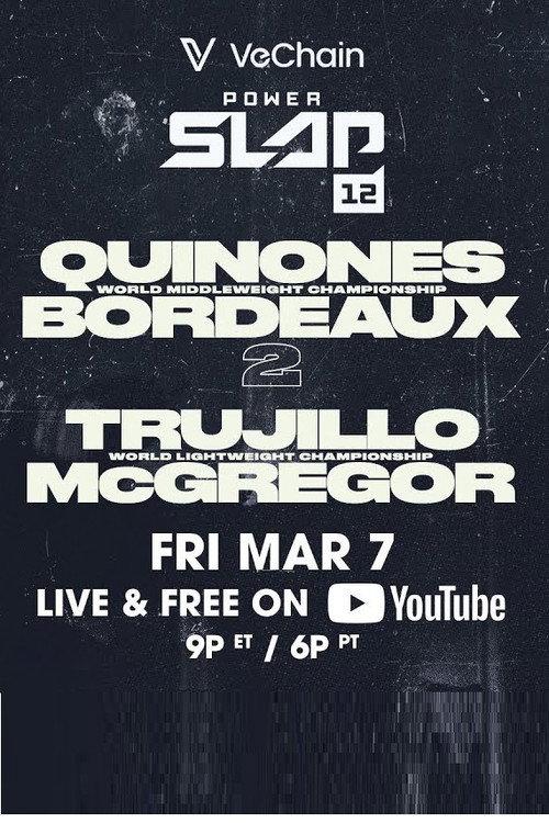 Power Slap 12: Bordeaux vs. Quinonez 2 2025 official movie poster