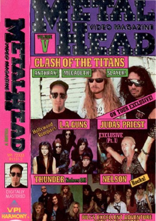 MetalHead Video Magazine Volume 5 1991 official movie poster