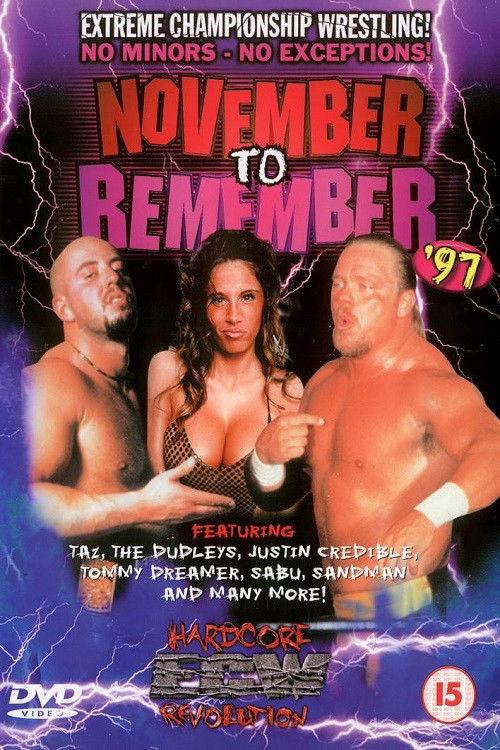 ECW November to Remember 1997 1997 official movie poster