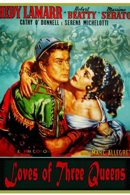 Loves of Three Queens 1954 official movie poster